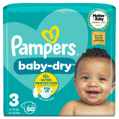 Baby-Dry Size 3, 50 Nappies