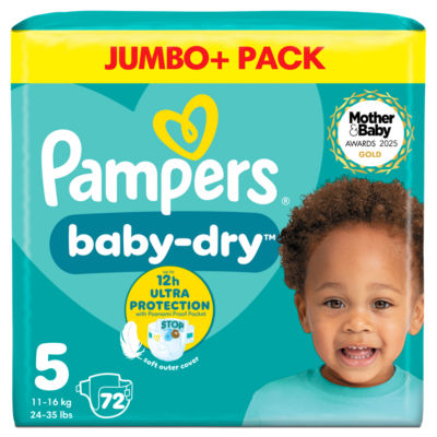 Baby-Dry Size 5, 72 Nappies thumbnail 2