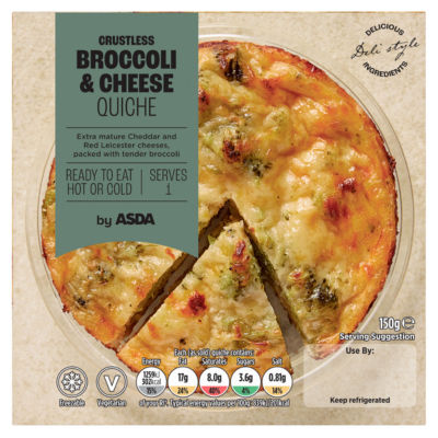 Crustless Broccoli & Cheese Quiche 150g thumbnail 2