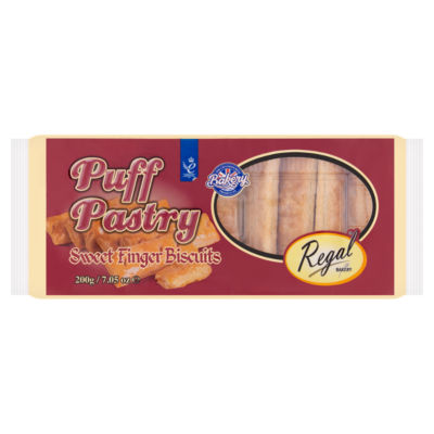 Puff Pastry Sweet Finger Biscuits 200g thumbnail 2