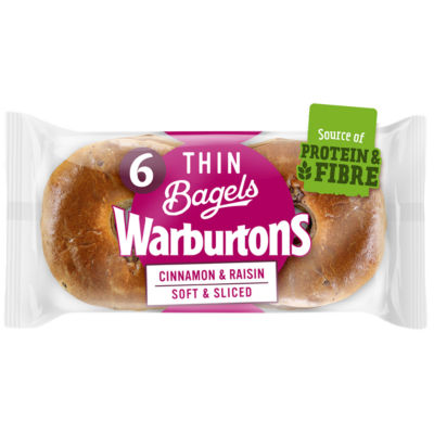 6 Thin Bagels Cinnamon & Raisin thumbnail 3