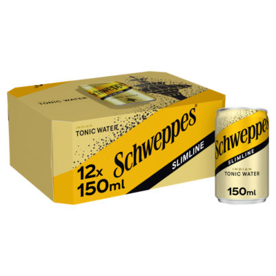 Slimline Tonic Water 12 x 150ml Cans