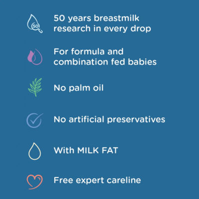 Advanced 1 First Baby Milk Formula Starter Pack Ready to Use Liquid, from Birth, 6x70 ml thumbnail 3
