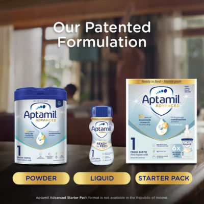 Advanced 1 First Baby Milk Formula Starter Pack Ready to Use Liquid, from Birth, 6x70 ml thumbnail 4