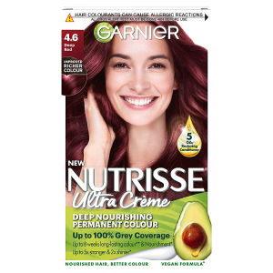 Nutrisse 4.6 Deep Red Permanent Hair Dye, 5x stronger and 2x shinier thumbnail 2