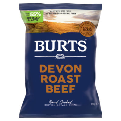 Devon Roast Beef Hand Cooked British Potato Chips 150g thumbnail 2