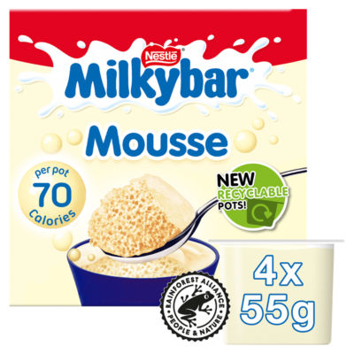 White chocolate Mousse 4 x 55g