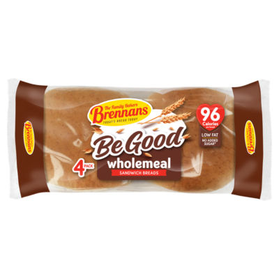 Be Good 4 Wholemeal Sandwich Breads 160g