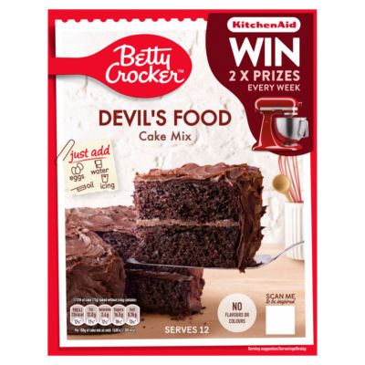 Betty Crocker Devil's Food Chocolate Cake Mix