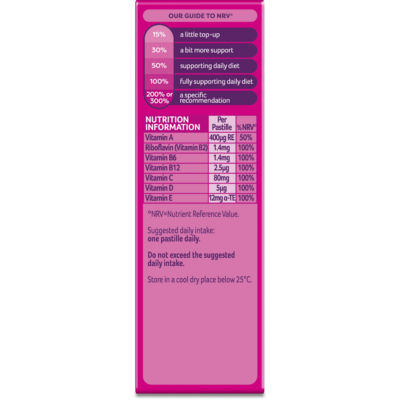 Multivitamins 7-11 Years 30 Gummies Raspberry Flavour thumbnail 4