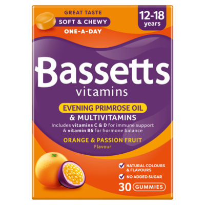 Bassetts Orange & Passion Fruit Multivitamins 12-18yrs