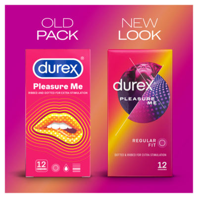 Pleasure Me Ribbed and Dotted 12 Condoms thumbnail 3