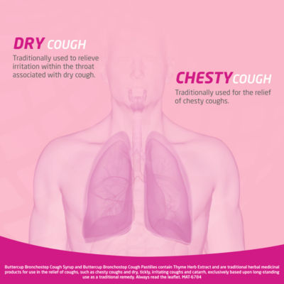 Bronchostop Cough Syrup (120ml) - Relief for Dry or Chesty Coughs - with Natural Thyme Herb and Marshmallow Root Extract - Non Drowsy Cough Medicine That Can Be Diluted & Undiluted - Alcohol Free thumbnail 3