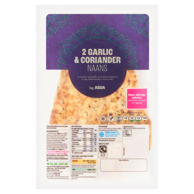 2 Garlic & Coriander Naans thumbnail 2