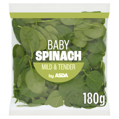 ASDA Mild Tender Baby Spinach