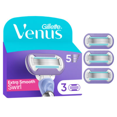 Venus Swirl Women's 5 Blade Razor Blades Refill