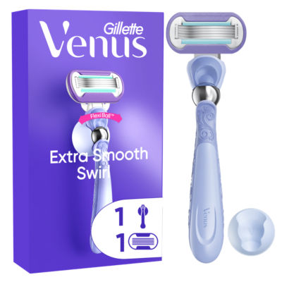 Gillette  Extra Smooth Swirl Women’s Razor, 1 Refill Razor Cartridges thumbnail 2