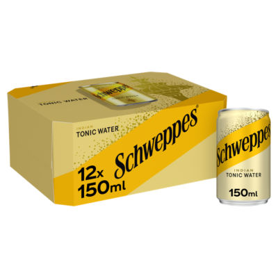 Indian Tonic Water 12 x 150ml Cans