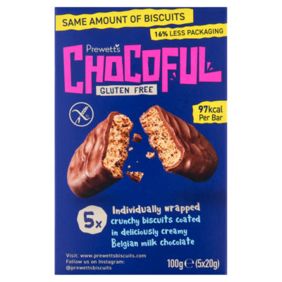 Prewett's Chocoful Gluten Free Chocolate Bars