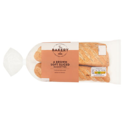The Bakery at  4 Brown Brioche Baguettes 340g thumbnail 2