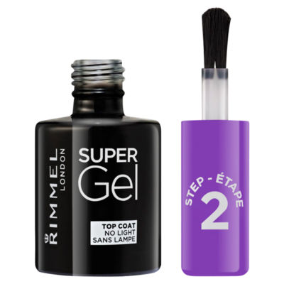 Super Gel Top Coat No Light 12ml thumbnail 2