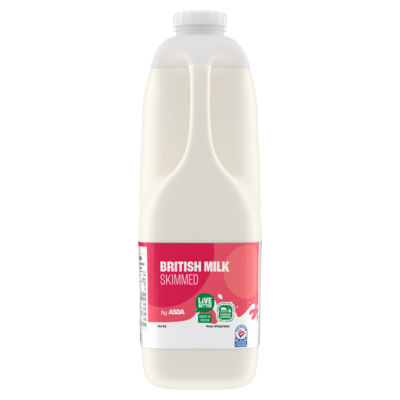 British Milk Skimmed 2 Pints thumbnail 2