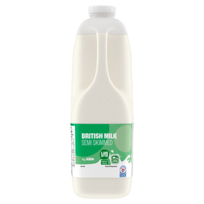 British Milk Semi Skimmed 2 Pints