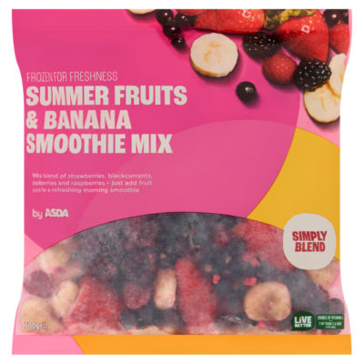 Summer Fruits & Banana Smoothie Mix 500g thumbnail 2