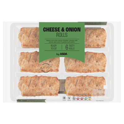 Cheese & Onion Rolls 6 x 60g (360g) thumbnail 2