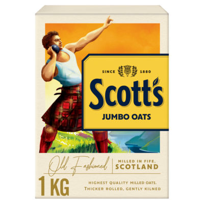 Porage Old Fashioned Porridge Oats 1kg thumbnail 2