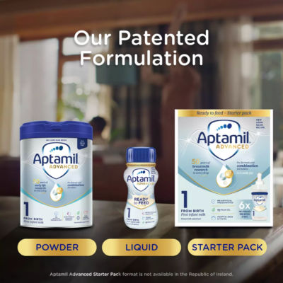 Advanced 1 First Baby Milk Liquid Formula, From Birth, 200ml thumbnail 4