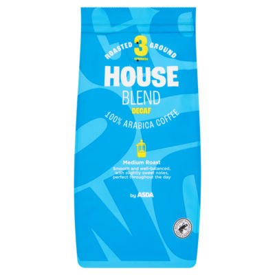 ASDA House Blend Decaf Roasted Ground 227g