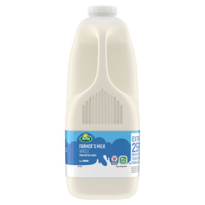 Asda Arla Farmers Milk Whole 4 Pints