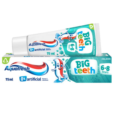 Aquafresh Big Teeth Kids Toothpaste Age 6-8 Years