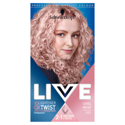 LIVE Lightner & Twist Cool Rose Permanent Hair Dye and Lightener Kit 101 thumbnail 2