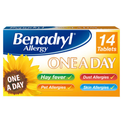 BENADRYL 1-A-DAY 10MG 14TABS G thumbnail 2