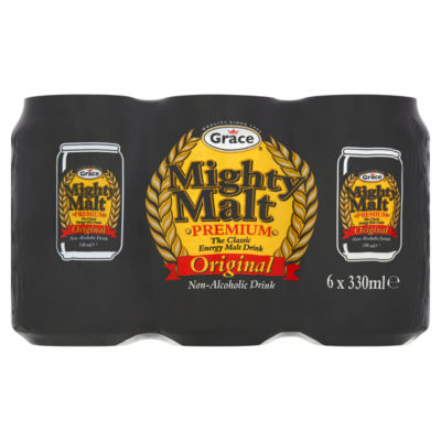 Mighty Malt Premium Original Non-Alcoholic Drink 0% 6 x 330ml thumbnail 2