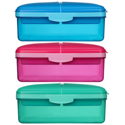 Lunch Slimline Quaddie Lunch Box with Water Bottle thumbnail 3