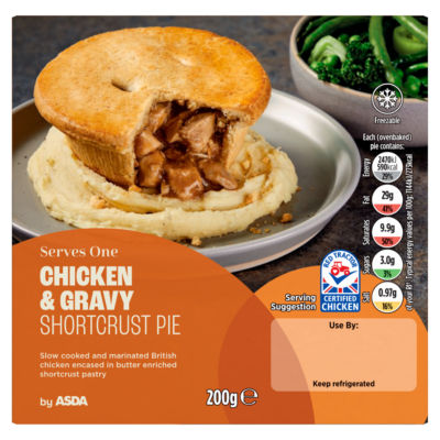 Chicken & Gravy Shortcrust Pie 200g thumbnail 2
