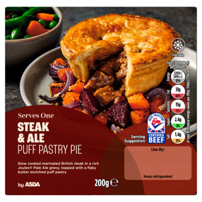 Steak & Ale Puff Pastry Pie 200g thumbnail 2