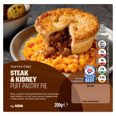 Steak & Kidney Puff Pastry Pie 200g thumbnail 2