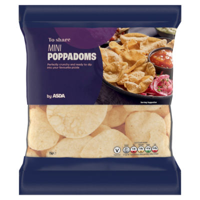 To Share Mini Poppadoms 75g thumbnail 2