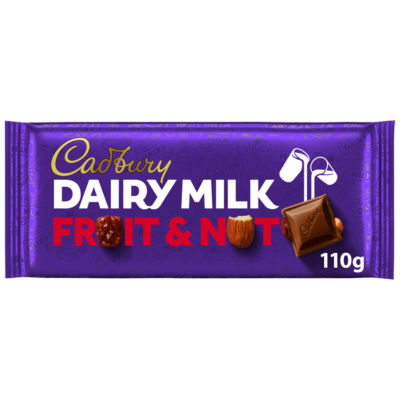 Dairy Milk Fruit & Nut Chocolate 110g thumbnail 2