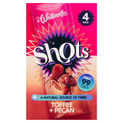 Toffee + Pecan Shots 4 x 25g
