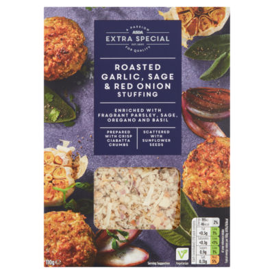 Roasted Garlic, Sage & Red Onion Stuffing 110g thumbnail 2