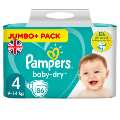 Baby-Dry Size 4 Nappies Jumbo+ Pack thumbnail 2