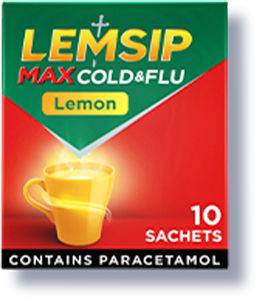 Max Cold & Flu Lemon 10 Sachets thumbnail 2