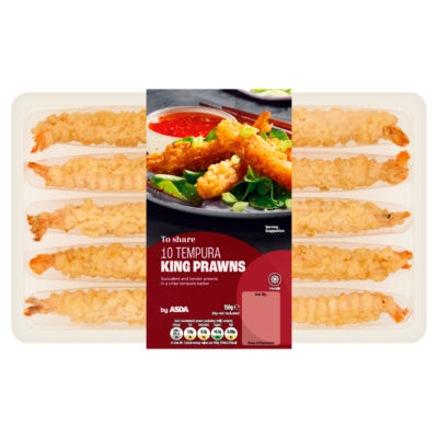 ASDA 10 Delish Tempura King Prawns 150g