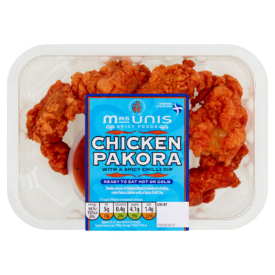Spicy Foods Chicken Pakora with a Spicy Chilli Dip 180g