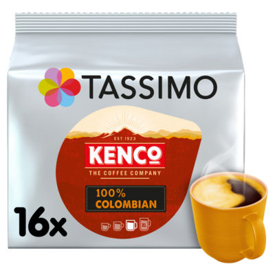 Tassimo Kenco 100% Colombian Coffee Pods